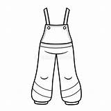 Trousers Coloring sketch template