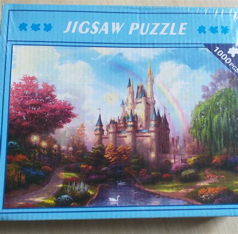 disney castle jigsaw puzzle hobbies toys toys games  carousell