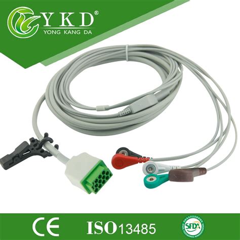 ge pin ecg cable   leads  leadwires snapaha   alibaba group