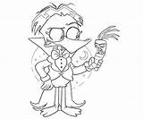 Duckula Count Pages Duck Coloring Printable Another sketch template