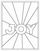 Coloring Printable Christmas Pages Joy Kids Easy Paper Fun Trail Merry Papertraildesign Activity Printing sketch template