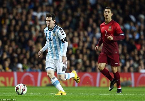 Cristiano Ronaldo And Lionel Messi Go To Battle For