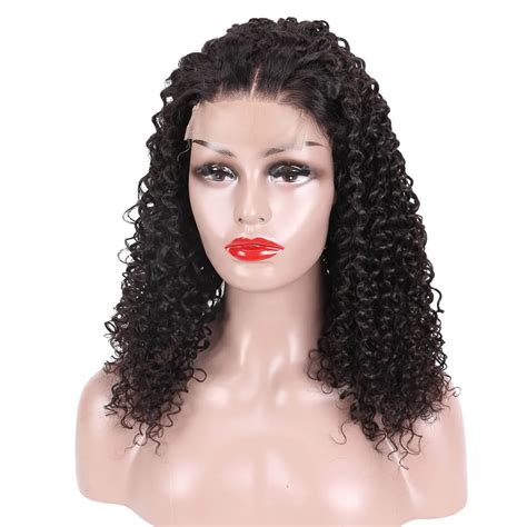 beauty on line remy brazilian u part lace wig kinky curly wig 4 4 lace