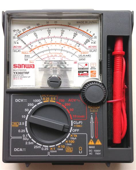check  capacitor  analog meter