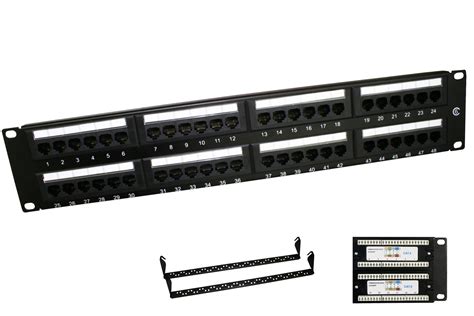 cat  port patch panel unshielded patch panel  black bar china cat patch panel