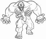 Coloring Pages Venom Popular sketch template
