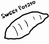 Potato Sweet Coloring Pages Yam Potatoes Drawing Kids Vegetable Patterns Colouring Printable Color Vegetables Search Getdrawings Related Print Again Bar sketch template