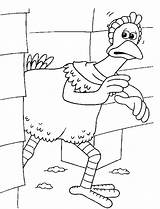 Run Coloring Chicken Chooks Book Ok sketch template