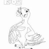 Rio Coloring Perla Pages Drawing Nigel Blu Movie Hellokids Drawings Pedro Nico Paintingvalley sketch template