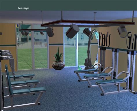 mod the sims community lot ken s gym