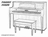 Pianos sketch template