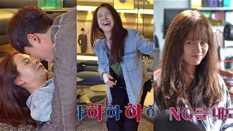 Song Ji Hyo And Park Shi Hoo Hilarious Kissing Scenes On Lovely