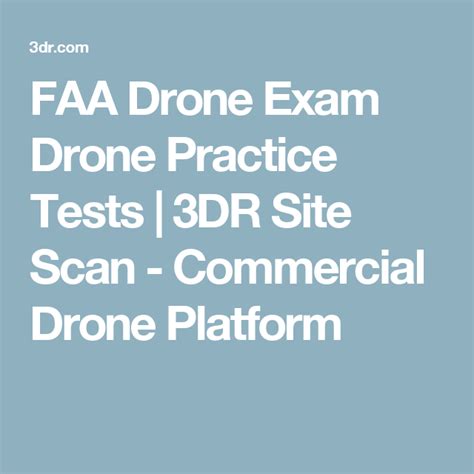 faa drone exam drone practice tests dr site scan commercial drone platform practice