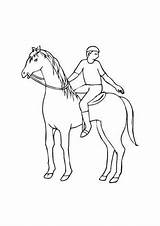 Pferd Reiter Pferde Sattel Ausmalbild Malvorlagen Jungem Malvorlage Besten Ausdrucken Pferdekopf sketch template