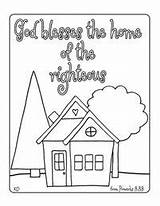 Coloring Pages Bible God Bless Blessings Sheets Children Cute Kids School Sunday Colouring Homes Church Jesus Christian Wisdom Gods Word sketch template