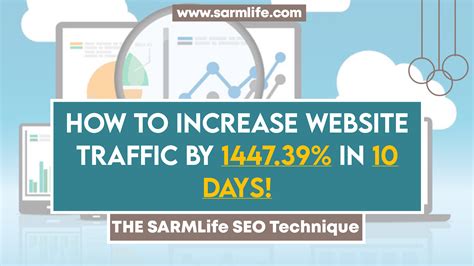Sarmlife Seo Technique To Increase Website Traffic By 1447 39 In 10