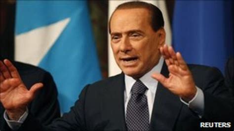 Silvio Berlusconi Refuses To Quit In Italy Sex Scandal Bbc News