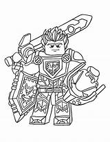 Lego Coloring Pages Nexo Knight Knights Printable Kids Getcolorings sketch template