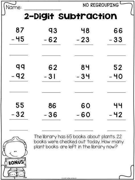 digit addition  subtraction  regrouping worksheets