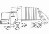 Coloring Truck Garbage Pages Printable Drawing Trucks Supercoloring Categories Dot sketch template