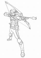 Hawkeye Falco Occhio Freccia Poderoso Tira Stampare Clint Barton Arciere Dibujosonline Lineart Jeff Categorias sketch template