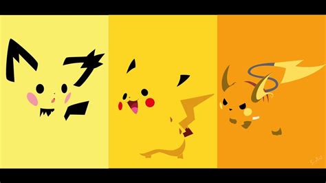 pikachu family pichu pikachu  raichu pokemon  youtube