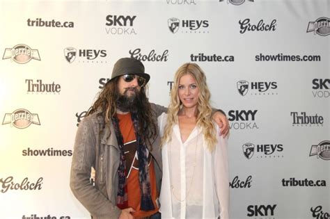 Rob Zombie And His Wife Sheri Moon Zombie Who Stars In Lords Of Salem