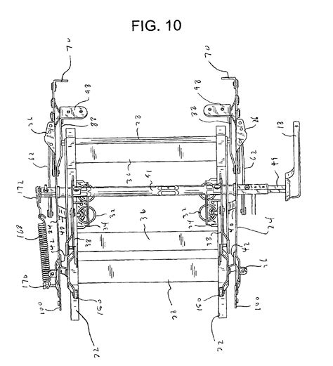 lazy boy recliner mechanism diagram