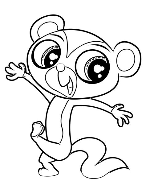 littlest pet shop coloring pages squid army