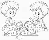 Coloring Playing Kids Pages Children Colouring Play Games Outside Drawing Color Clipart Printable Getdrawings Clip Getcolorings Popular Print Countryside Code sketch template