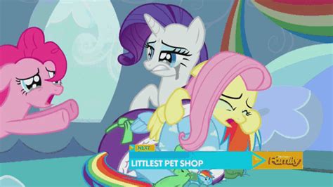 Rainbow Dash Fluttershy Rarity And Pinkie Pie Crying