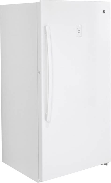 Ge® 17 3 Cu Ft White Upright Freezer Kam Appliances Hyannis
