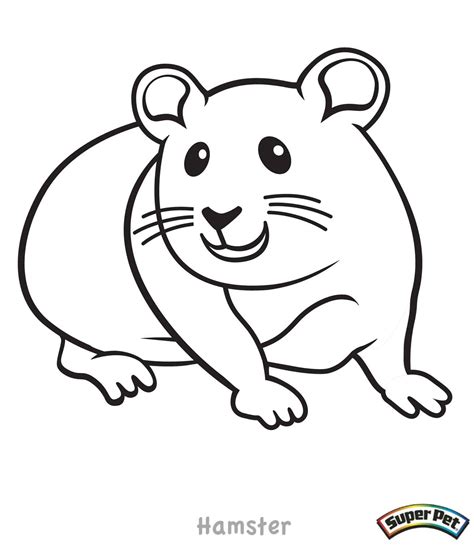 hamster coloring pages    print