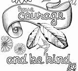 Coloring Kind Pages Being Courage Printable Others Clipart Getcolorings Colouring Getdrawings Color Colorings sketch template