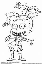 Rugrats Susie Colouring Clipground Kimi sketch template