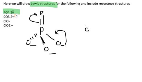 solvedwrite  lewis structure   ion include resonance