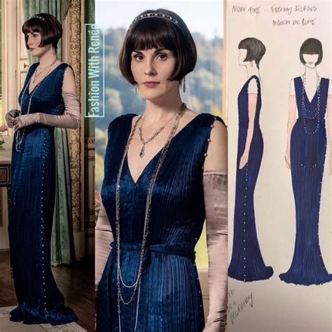 fortuny revived with lady mary s downton abbey movie gown