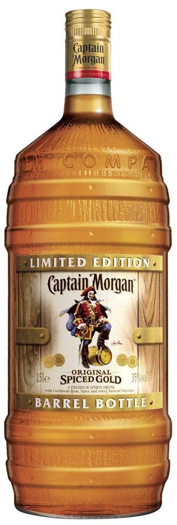 captain morgan original spiced barrel bottle goodtimes