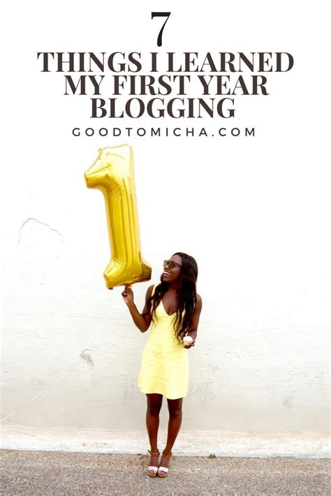 goodtomicha blog anniversary    learned   year  blogging goodtomicha