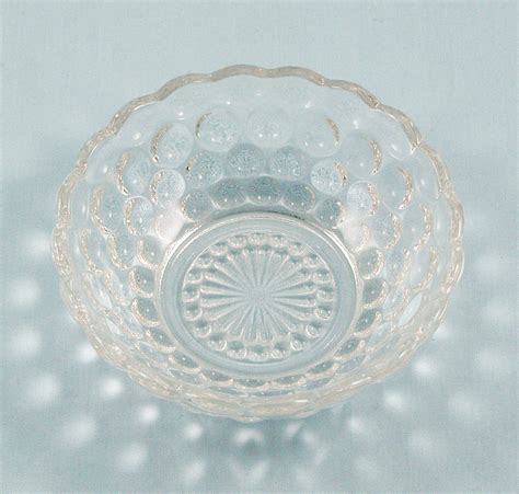 Bubble Clear By Anchor Hocking Small 4 Inch Bowl