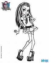 Frankie Coloring Pages Stein Monster High Hellokids Color Girl Sheets Print Girls Choose Board Popular Comments sketch template