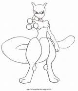 Mewtwo Mutu Disegno Getcolorings Coloringhome Print Cartoni sketch template