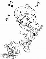 Strawberry Shortcake Coloring Pages Para Music Book Imprimir Colorir Desenhos Loup Pierre Et Le Pasta Escolha Sheets Cartoon sketch template