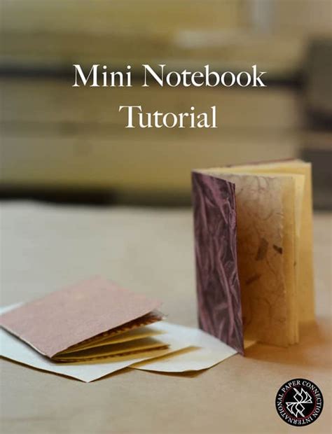 mini paper notebook tutorial