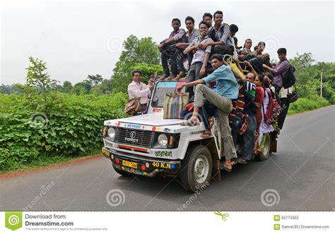 public transport  india editorial stock photo image  passenger