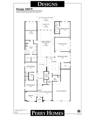 beautiful perry homes floor plans  home plans design