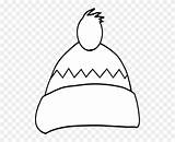 Winter Coloring Hats Clipart Pinclipart sketch template