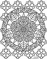 Coloring Pages Mandala Printable Sheets Color Kids Colouring Detailed Adult Print Sheet Hard Mandalas Abstract Adults Flower Drawings Challenging Gif sketch template