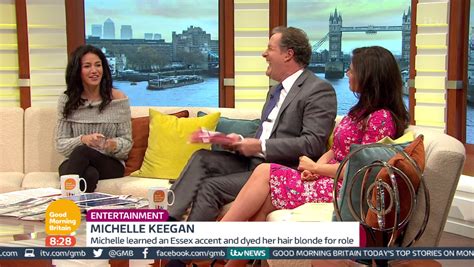 michelle keegan leaves good morning britain producers in panic as she
