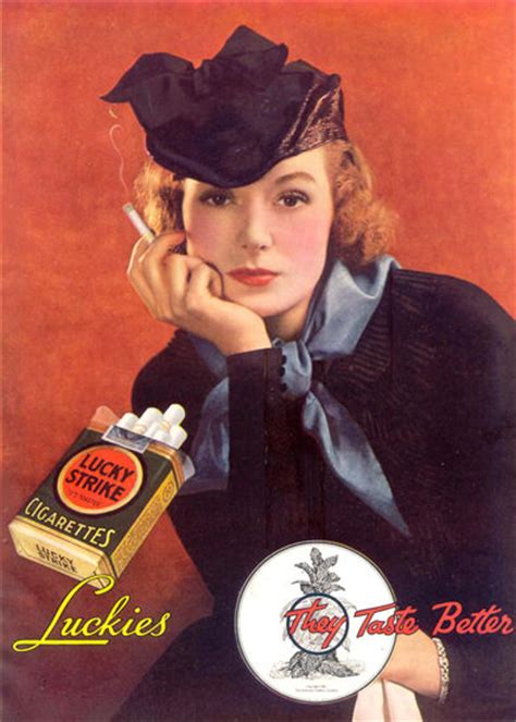 lucky strike luckies girl 1935 cigarettes mad men art vintage ad art collection